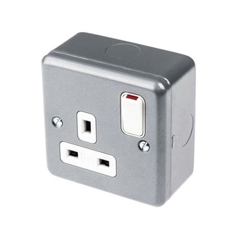 metal box for mounting external switch|slim surface mounted socket box.